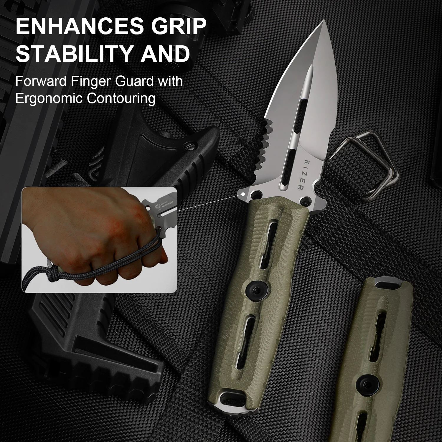 Norcross | Nitro-V | G10 |  Single Edged | KizerV™ FB01A4 - Image 17