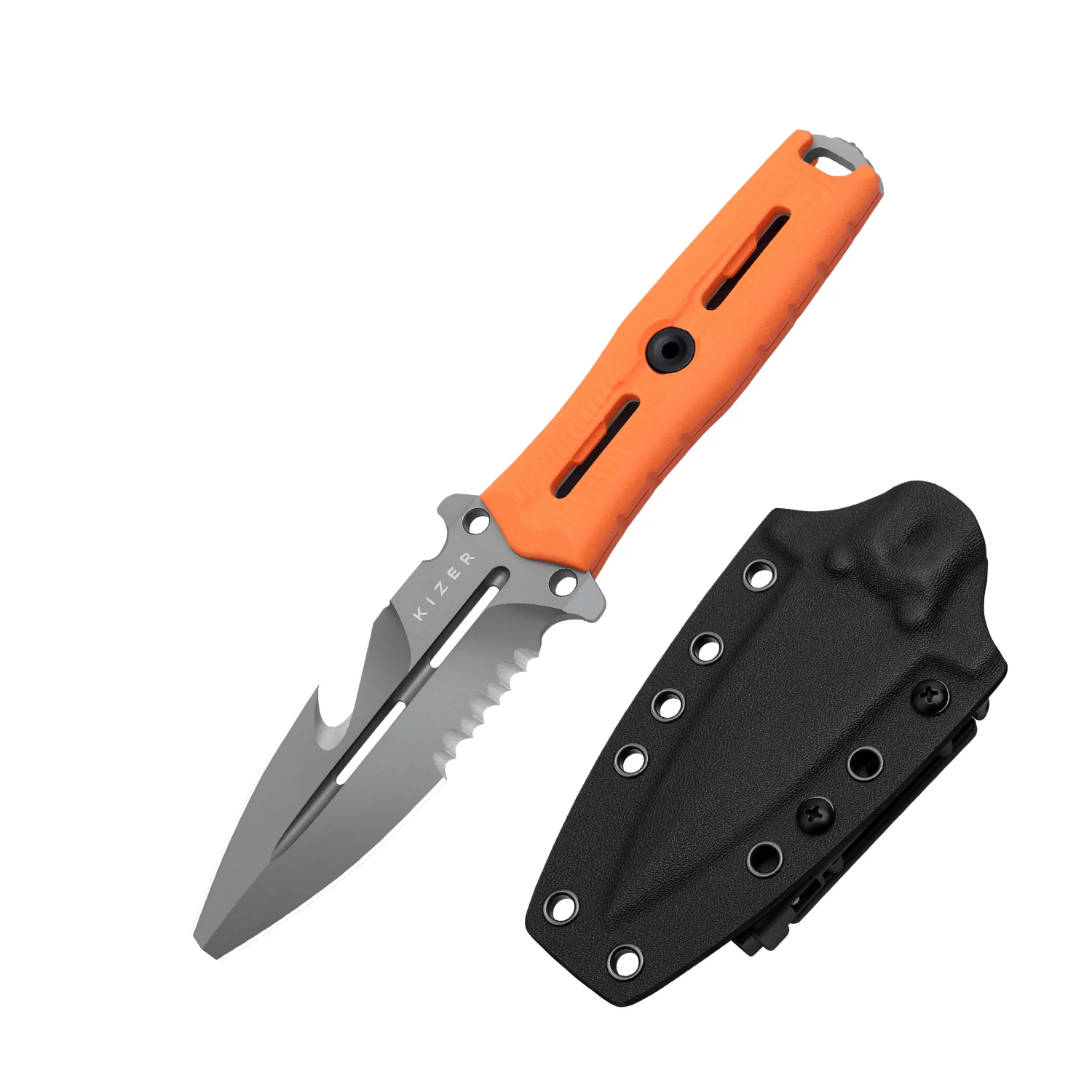 Norcross | Nitro-V | Orange G10 | Single Edged | KizerV™ FB01A6 - Image 2
