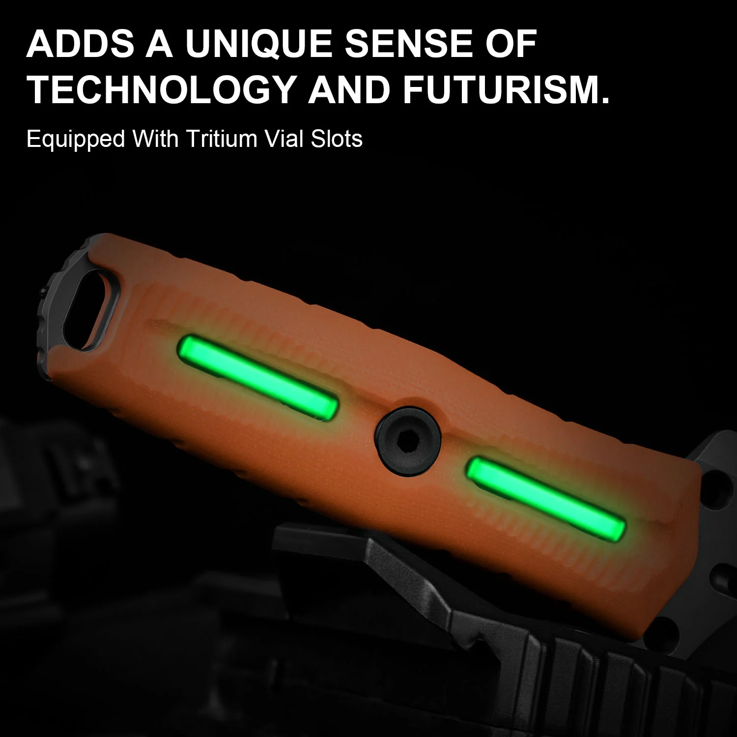 Norcross | Nitro-V | Orange G10 | Exclusive . Double Edged | KizerV™ FB01A7 - Image 19