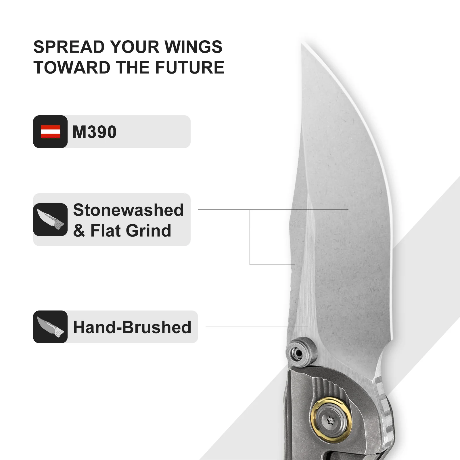SILVERWING | M390 | Titanium | Limited | KIZERX® FK01A1 - Image 12