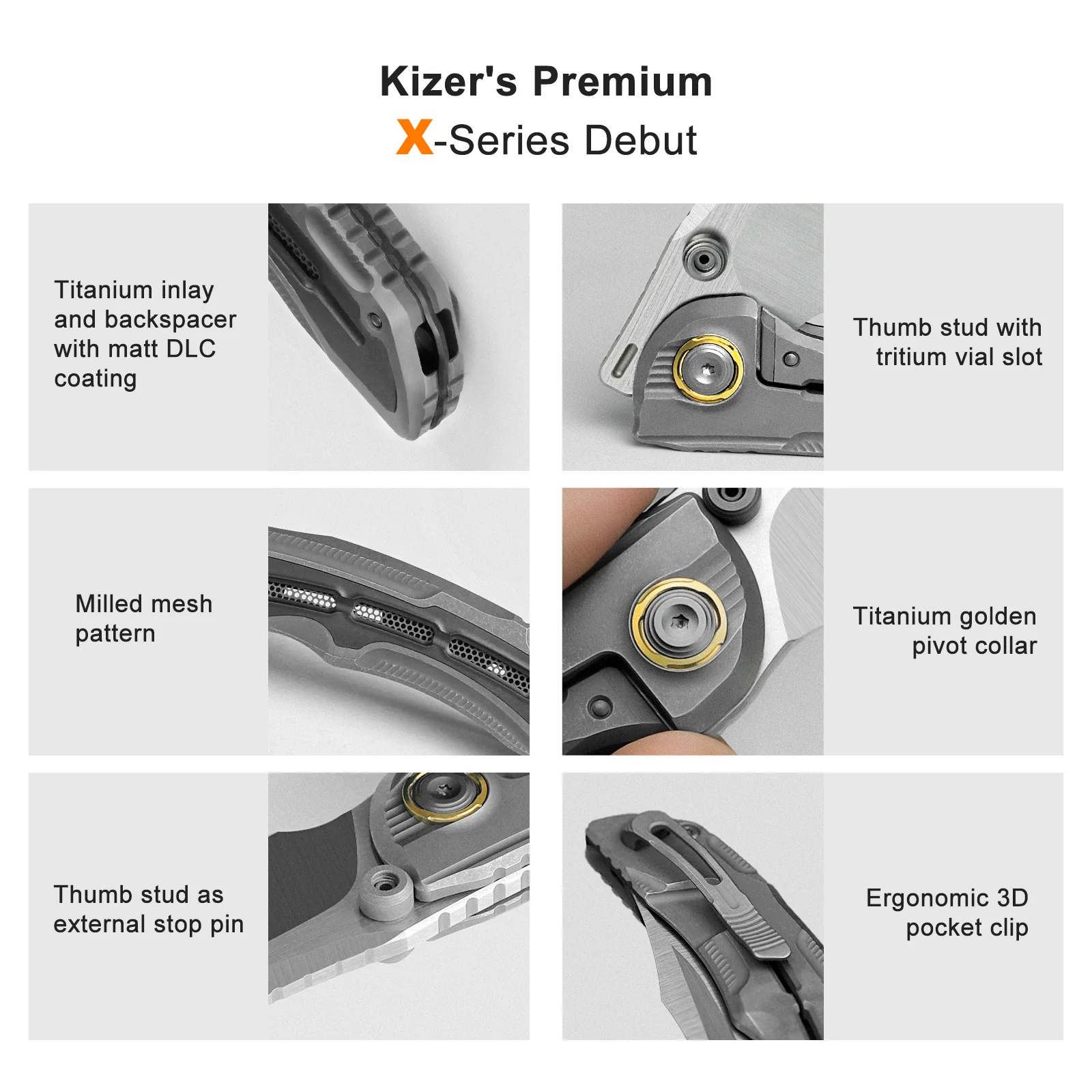 SILVERWING | S90V | Titanium | Limited | KIZERX® FK01A4 - Image 17