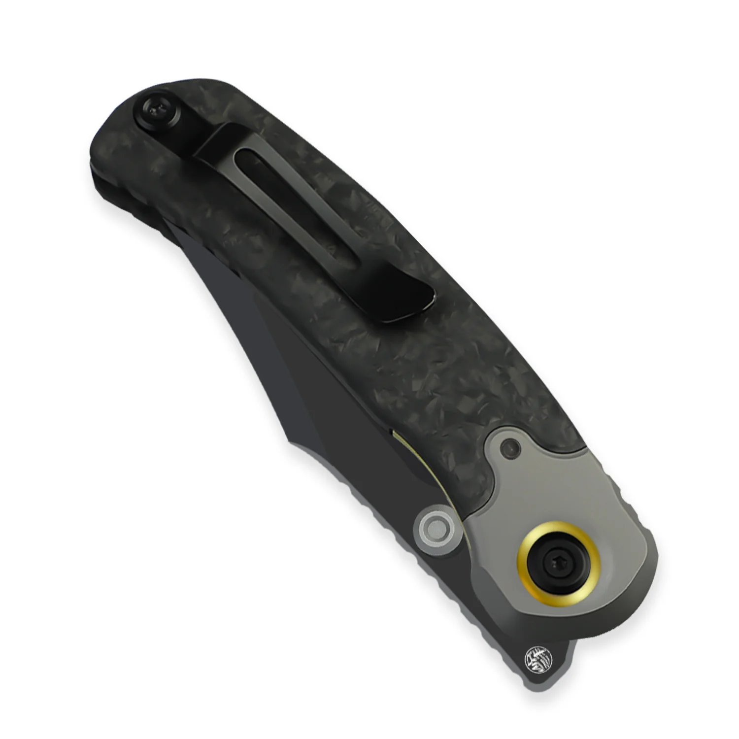 PIONEER | M390 | Titanium & Marble Carbon Fiber | KizerB™ FK03A1 - Image 8
