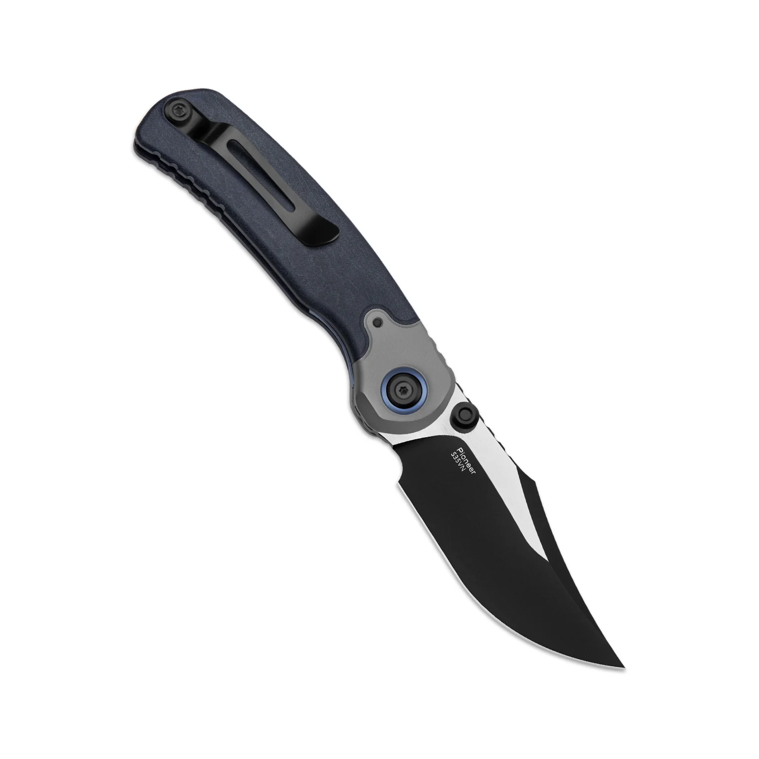 PIONEER | S35VN | Blue Canyon & Titanium | KizerB™ FK03A2 - Image 4