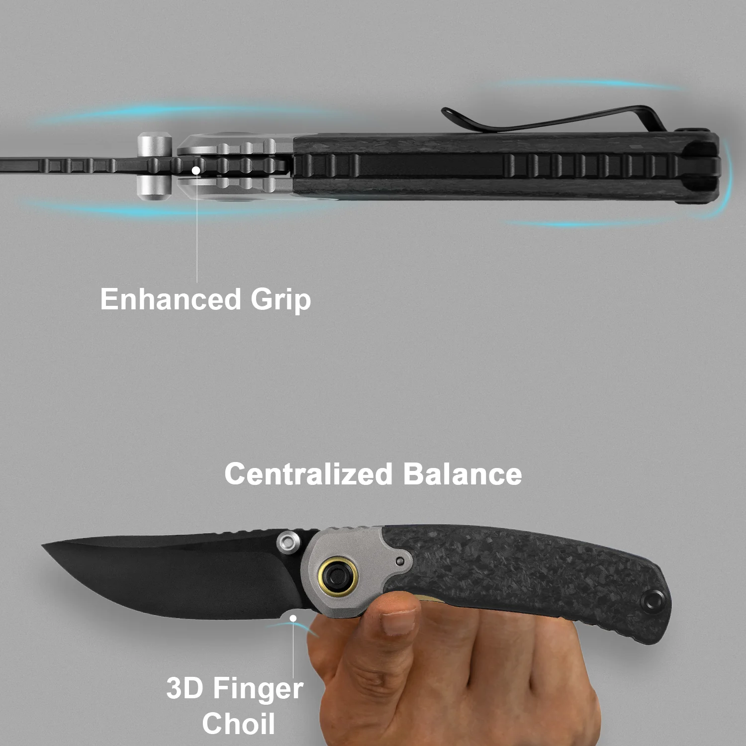 PIONEER | 20CV | Titanium & Marble Carbon Fiber | KizerB™ FK03A4 - Image 14
