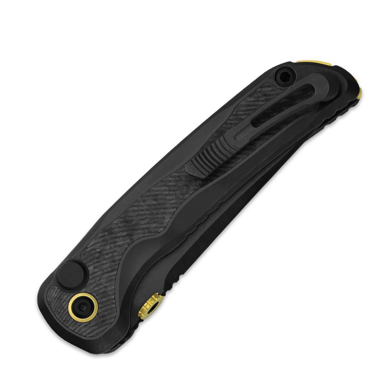 Mithril-Lefty | KineticFit™ Button Lock | M390 + DLC Ultra + Hand-Brushed | Titanium (DLC Ultra) & Fat Carbon | Exquisite Light | KizerX® FK08A1 - Image 5