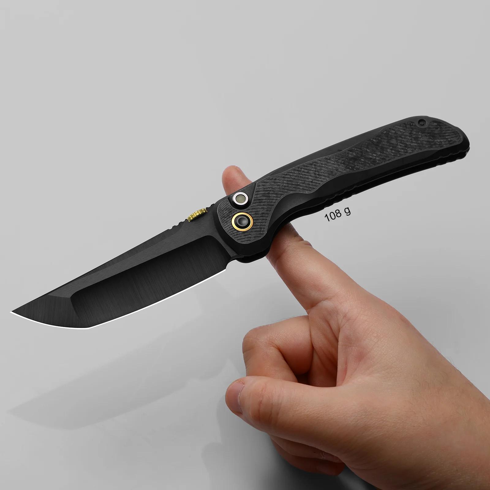 Mithril | KineticFit™ Button Lock | M390 + DLC Ultra + Hand-Brushed | Exquisite Light | KizerX® FK08A1 - Image 4