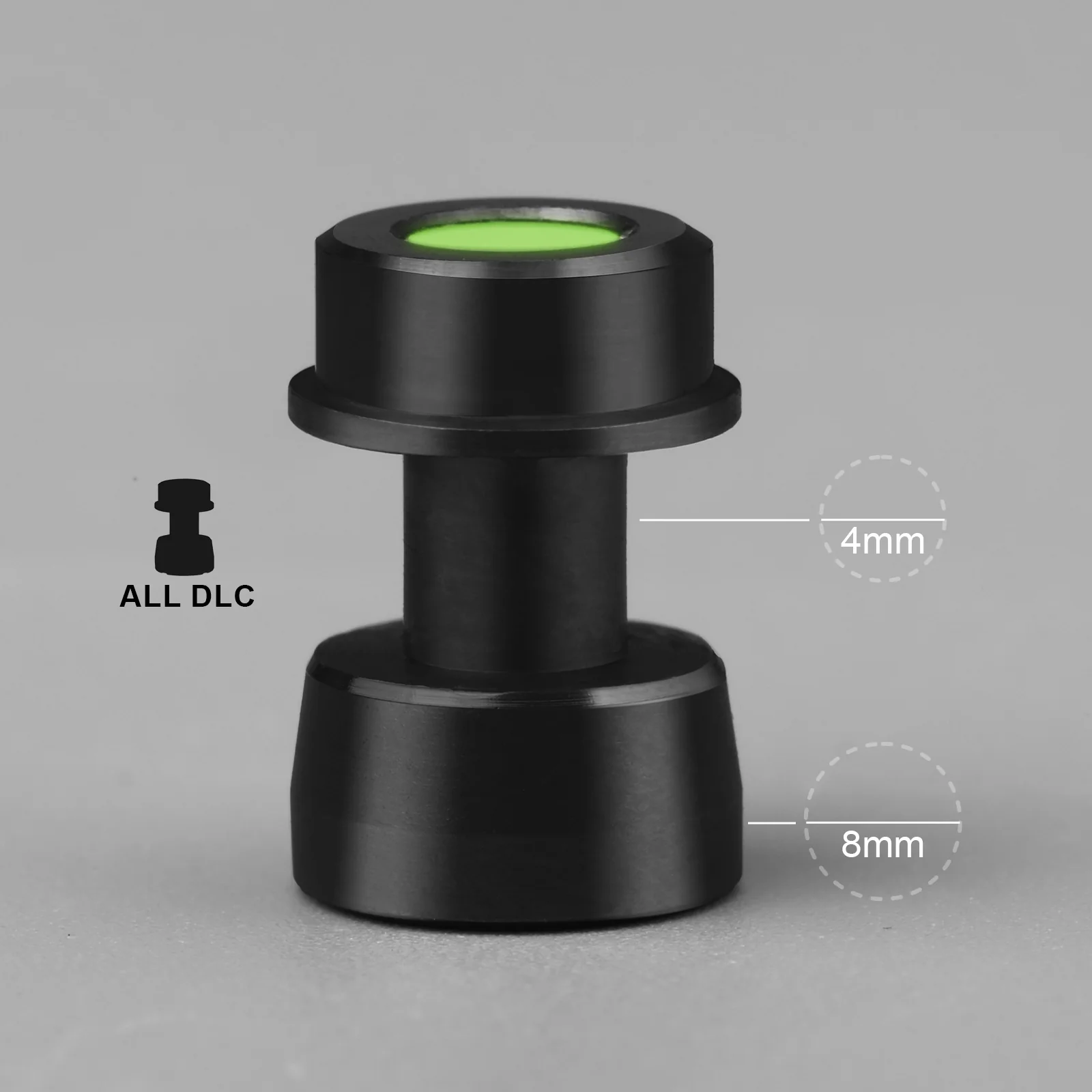 Mithril | KineticFit™ Button Lock | M390 + DLC Ultra + Hand-Brushed | Exquisite Light | KizerX® FK08A1 - Image 6